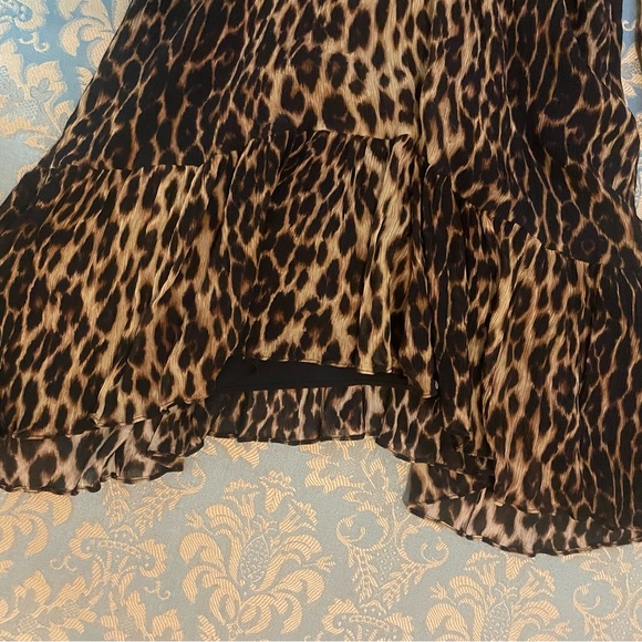 ALC leopard print silk dress - Picture 4 of 5